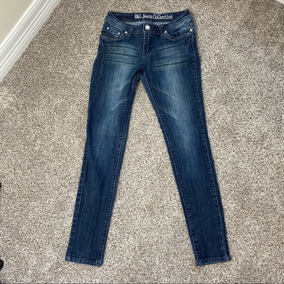 R&L Jeans Sz 7 Embellished rhinestone Pockets - Picture 7 of 14